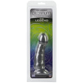Doc Johnson Platinum The Legend Silicone Dildo Charcoal Non-Realistic Dildos